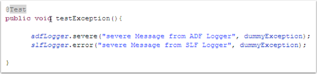 Logging Exceptions